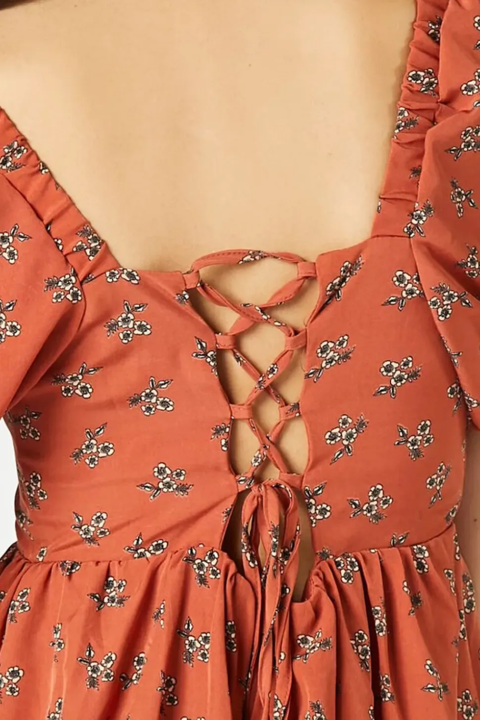 Floral Fit & Flare Mini Dress