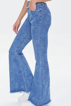 Floral Flare Jeans
