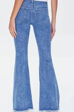 Floral Flare Jeans