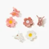 Floral Hair Claw Clip Set