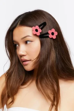 Floral Hair Clip Set