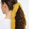 Floral Lace Bow Scrunchie