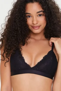 Floral Lace Y-Back Bralette