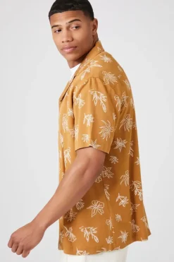 Floral Line Art Graphic Shirt