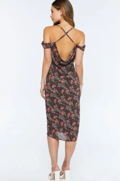Floral Off-The-Shoulder Cami Dress