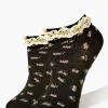 Floral Print Ankle Socks