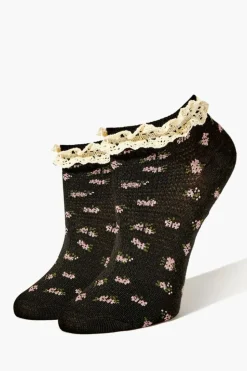 Floral Print Ankle Socks