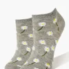 Floral Print Ankle Socks