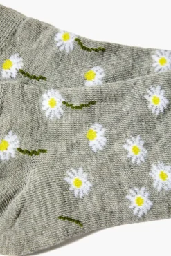 Floral Print Ankle Socks