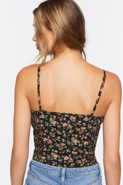Floral Print Bodysuit