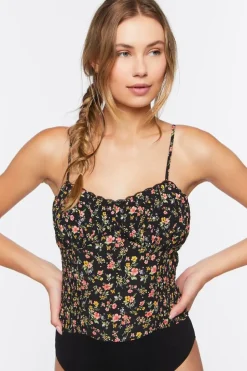 Floral Print Bodysuit