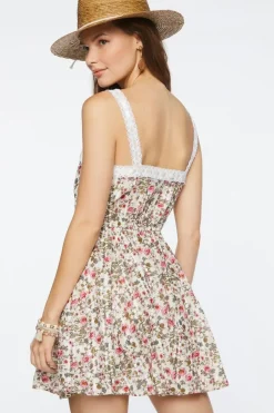 Floral Print Bow Dress
