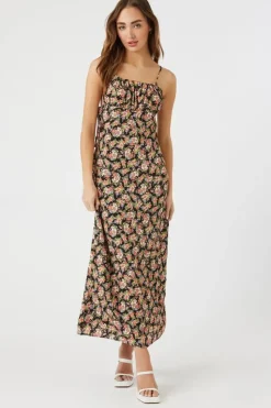 Floral Print Cami Maxi Dress
