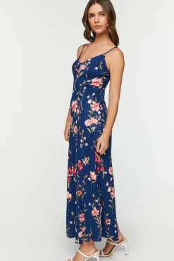 Floral Print Cami Maxi Dress