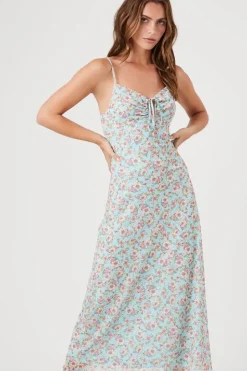 Floral Print Cami Midi Dress