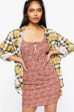 Floral Print Cami Mini Dress