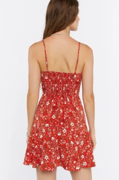 Floral Print Cami Mini Dress