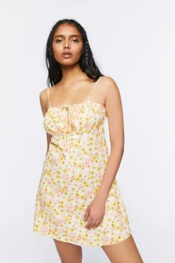 Floral Print Cami Mini Dress