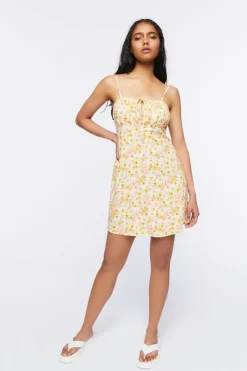 Floral Print Cami Mini Dress