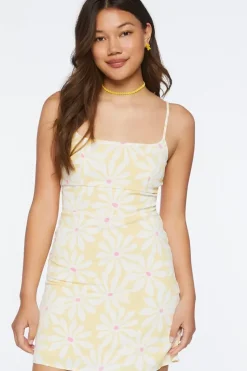 Floral Print Cami Mini Dress