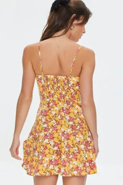 Floral Print Cami Mini Dress