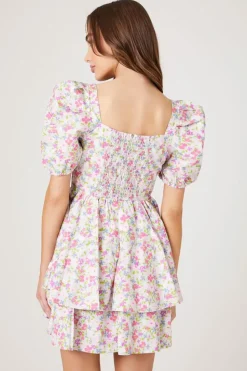 Floral Print Fit & Flare Dress