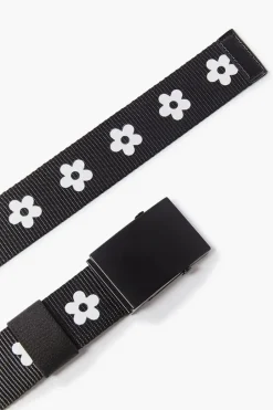 Floral Print Grosgrain Hip Belt