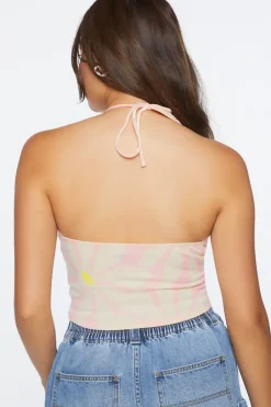 Floral Print Halter Top