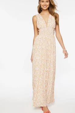 Floral Print Maxi Dress