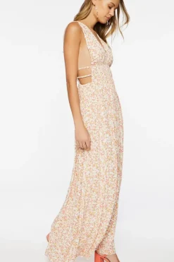 Floral Print Maxi Dress