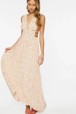 Floral Print Maxi Dress