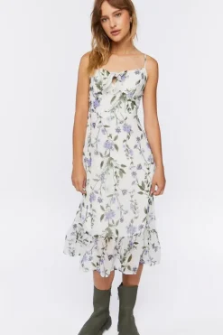 Floral Print Midi Dress