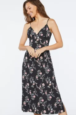 Floral Print Midi Dress