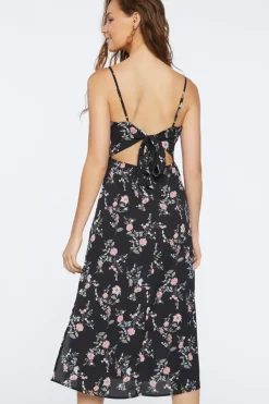 Floral Print Midi Dress