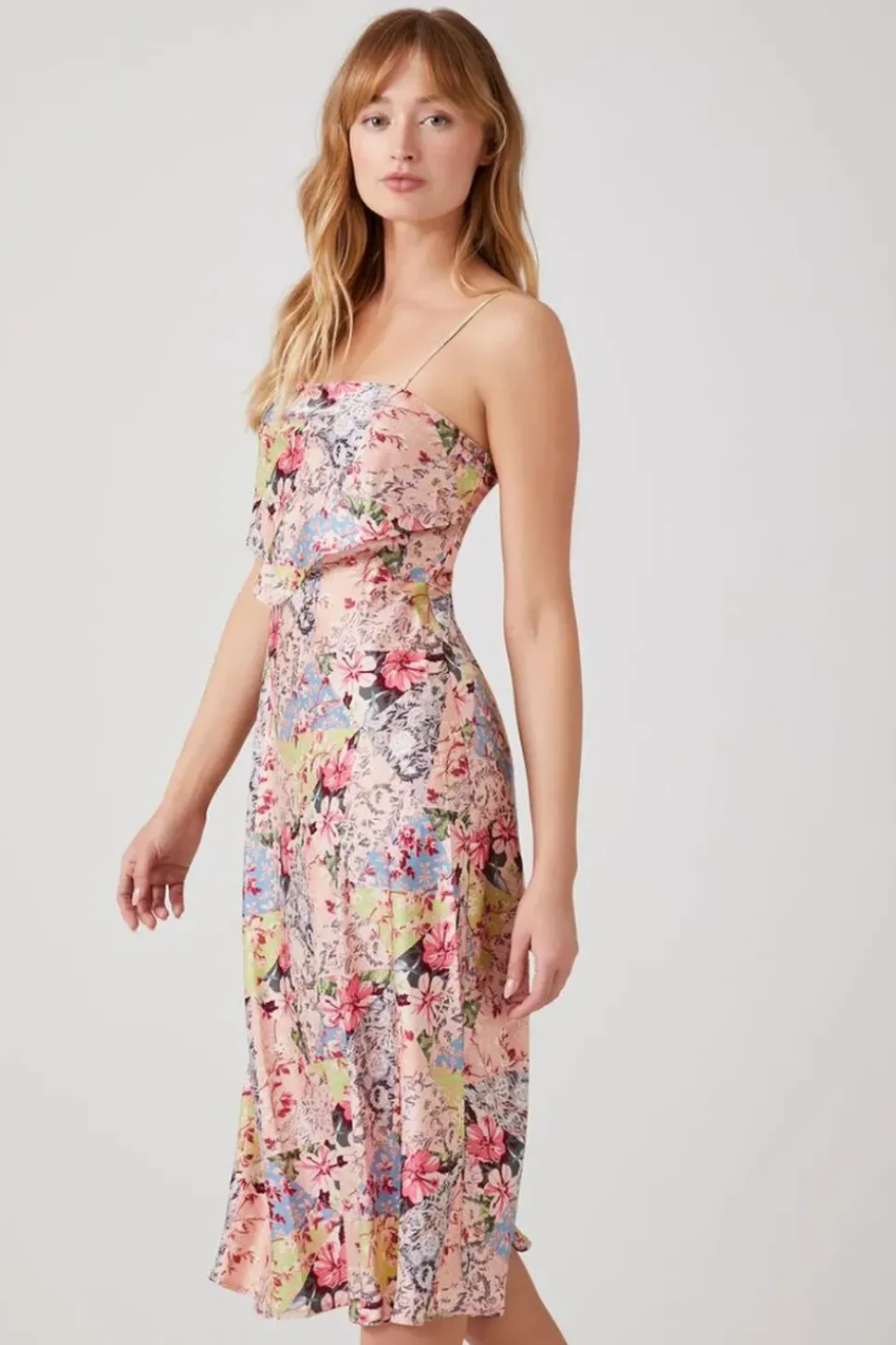 Floral Print Midi Dress