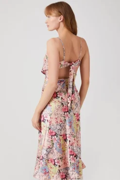 Floral Print Midi Dress