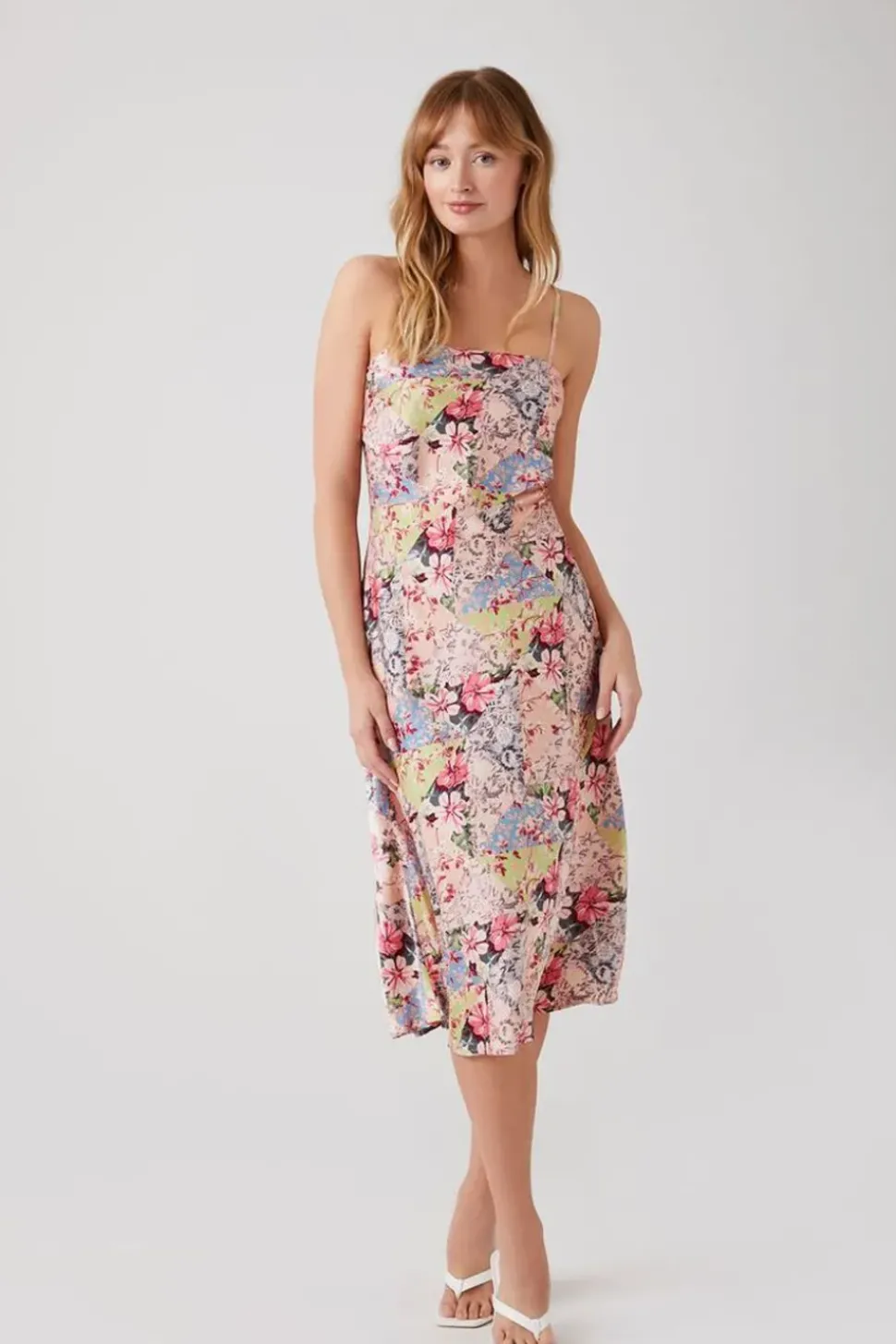 Floral Print Midi Dress