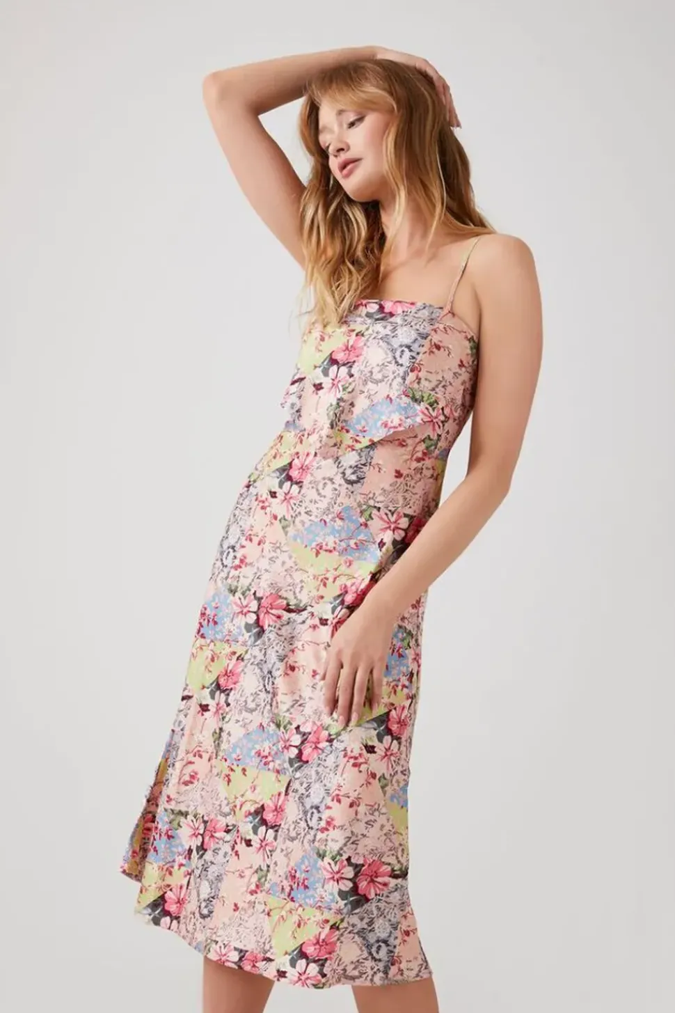 Floral Print Midi Dress