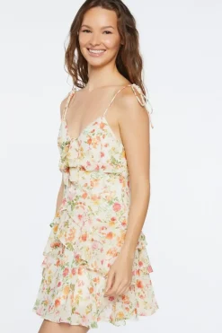 Floral Print Mini Dress
