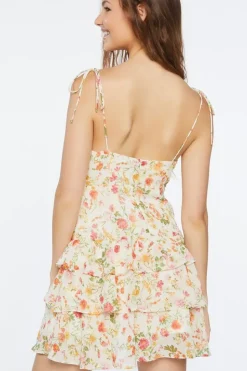 Floral Print Mini Dress