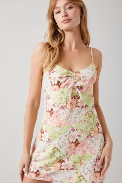 Floral Print Mini Dress