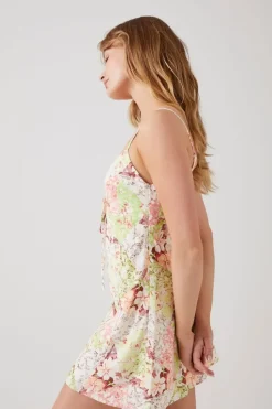 Floral Print Mini Dress