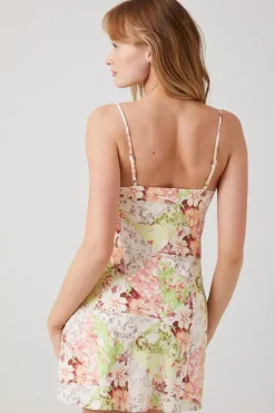 Floral Print Mini Dress