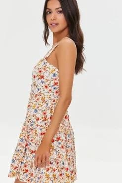 Floral Print Mini Dress
