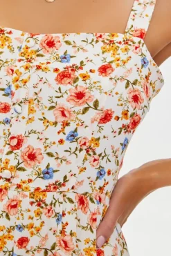 Floral Print Mini Dress
