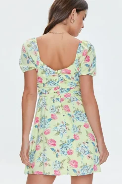 Floral Print Mini Dress