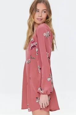 Floral Print Mini Dress