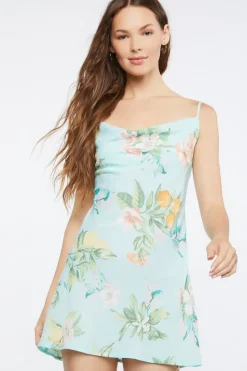 Floral Print Mini Dress