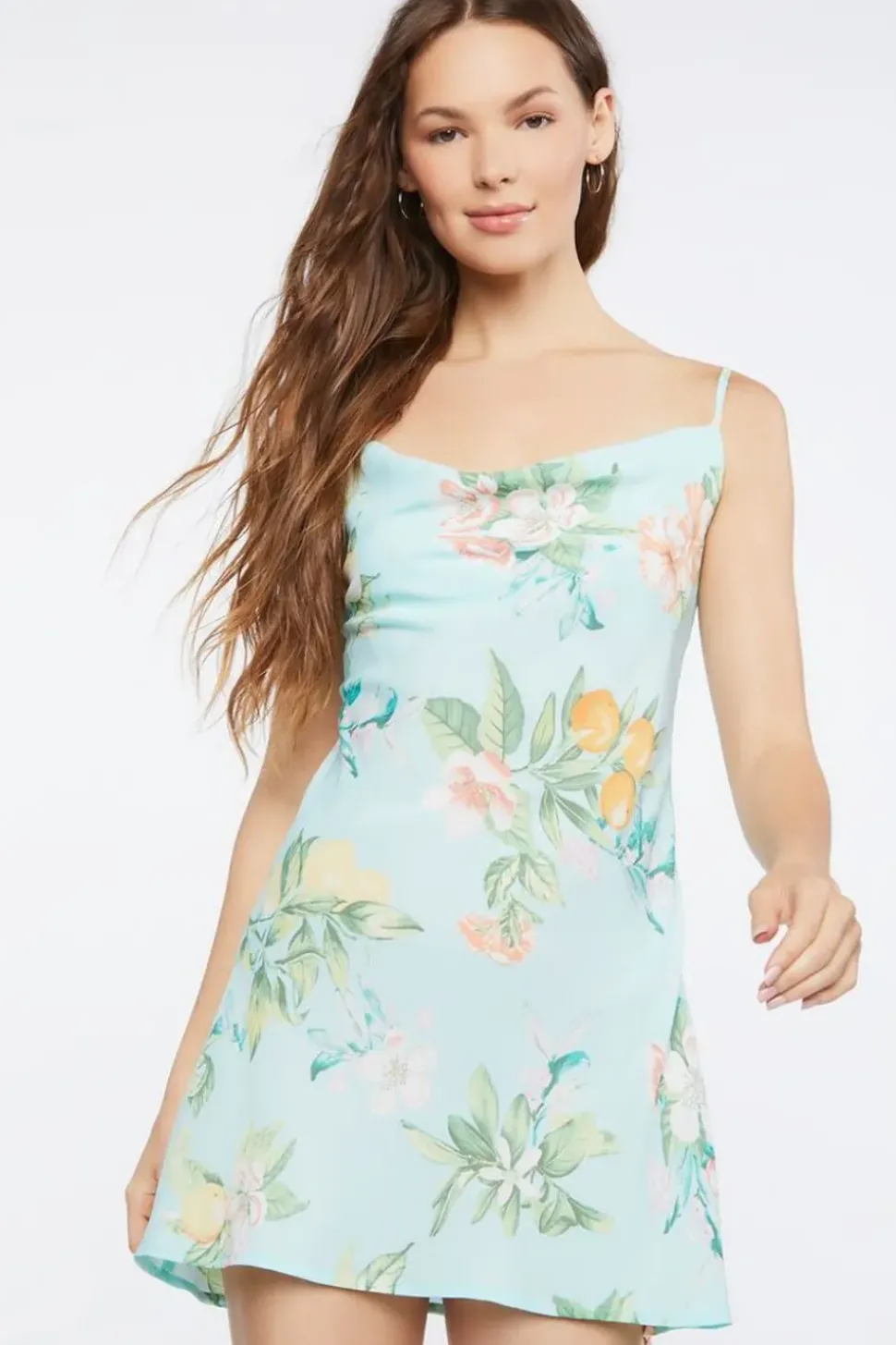 Floral Print Mini Dress