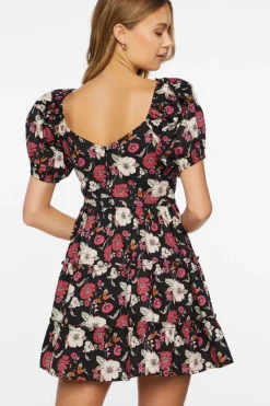 Floral Print Mini Dress